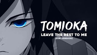 "Leave the Rest to Me" | Giyu Tomioka (Sub Version) [Demon Slayer AMV/ASMV]