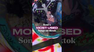 #Rosé most used songs on #tiktok🎵  #numberones #rosie #messy #apt #numberonegirl #fyp #shorts #viral