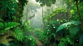 Rainforest Ambience for Deep Sleep / 8 Hours