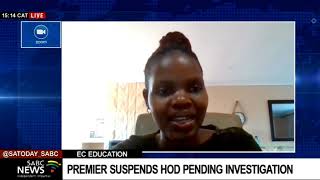 Eastern Cape Premier suspends Education Superintendent-General Dr. Mbude: Khuselwa Rantjie