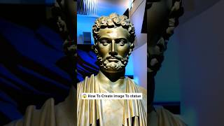 😱 How To Create Image To Statue #youtubeeffect #Imagetostatue #shorts