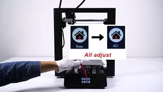 ZD Bravo-I 3D Printer, Works with TPU PLA Filament 1.75 mm, 220x250x250mm