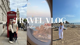 TRAVEL VLOG | travel with me to London and Spain!