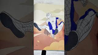How to Color Spider-Man | Easy Coloring for Kids#kidsarttime #kidsart