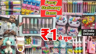 New Fancy & Unique Stationery Collection For Kids 2023🤩 | Stationery Wholesale Market in Delhi