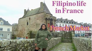 Filipino living in France ( French Market ) Filipino blogger in France  ( Visiting a French Market )