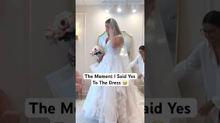I found my DREAM wedding dress! #shorts #shesaidyes #weddingdresstryon