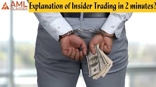 What is Insider Trading | Insider Trading meaning | Insider Trading in Corporate Governance | AML
