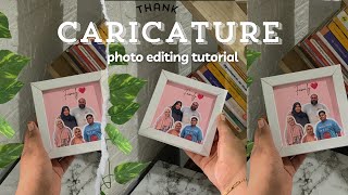 caricature cartone photo editing 🍒🍄#trending #photoediting #caricature #photocard #photoediting