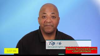 Pearson vue Test taker tips