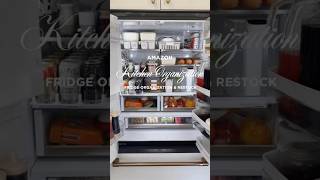 It’s the monthly fridge restock 🫶 #organization #kitchen #kitchengadgets #fridge #kitchentips #home