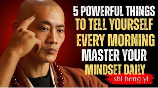 5 Powerful Things To Tell Yourself Every Morning | Master Your Mindset Daily – Shi Heng Yi