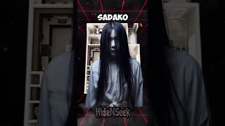 CAN YOU SURVIVE SADAKO in HIDE N SEEK??🧟‍♀️😱 #shorts #viralshorts #hideandseekchallenge