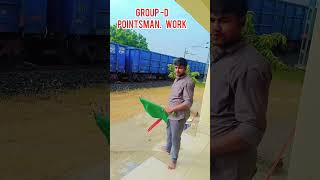 Railway group d pointsman work🚉 #groupdexam #railwaygroupd #governmentjobs