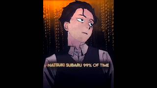 Natsuki Subaru The 1% 💀🔥 | Rezero Edit | Manga | LN  #anime #edit