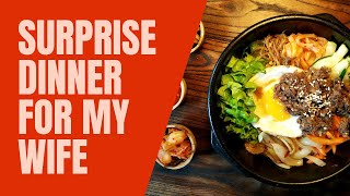 Surprise Dinner for my Wife