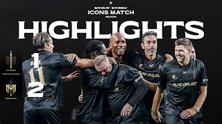 FULL HIGHLIGHTS ATTACKERS vs DEFENDERS: 2025 ICONS MATCH RONALDINHO BALE GERRARD ROONEY NESTA