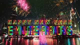 New Year Fireworks, 15 Minutes Fireworks Display, Fireworks Real Sound