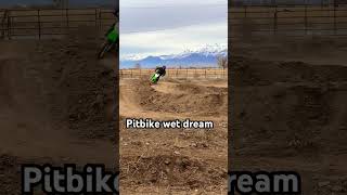 Shredding the Pitbike playground #pitbike #klx110 #utah
