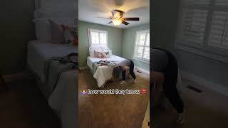 💡 Genius Realtor Hack for Staging Beds! 🛏️✨      #realestate #sellingahome #stagedtosell #hack