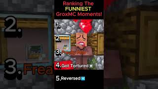 Ranking The FUNNIEST GroxMC Minecraft Moments!