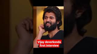 vijay deverkonda first interview,vijay deverkonda and rashmika mandhana, new video #shorts