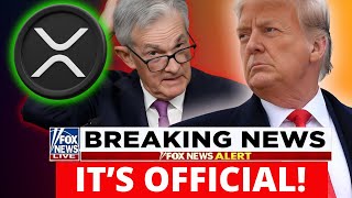 XRP JUST IN!!! TRUMP JUST FIRED THEM!! THE FED DROPPED A BOMBSHELL! MARKET PUMPING!!