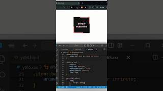 Create Border Animation In CSS! HTML & CSS