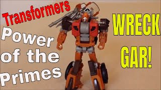 Transformers Power of the Primes Exclusive Wreck-Gar - GotBot True Review NUMBER 433