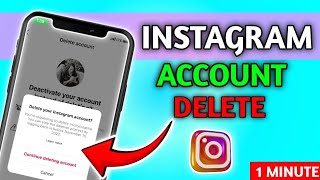 How to delete instagram account permanently | Instagram Account Delete Kaise Kare Permanently 2024