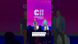 Day 1 @ Consensus 2023 #web3 #cryptoworld #blockchaintechnology #cryptoevent #web3community
