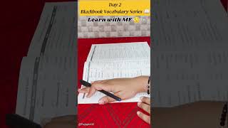 Day 2: Vocabulary Series for SSC🎓✨ and all govt exams. #ssc #vocab #trendingvideo #studywithme