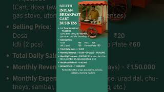 South Indian breakfast business idea