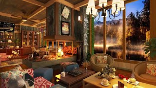 Enjoy a Relaxing Coffee Shop Ambience with Warm Spring Jazz Music ☕ Chill Jazz Instrumental to Work