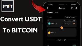 BybitでUSDTをビットコインに換金する方法 - USDTをBTCに換金するクイックガイド