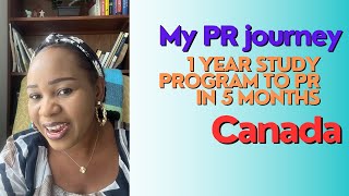 My permanent Resident Journey| 1 year study program to PR in 5 Months! #permanentresidentcanada