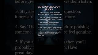 5 Dark Psychology Tricks to Influence Anyone’s Mind #shorts