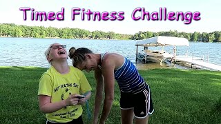 Timed Fitness Challenge with M&M