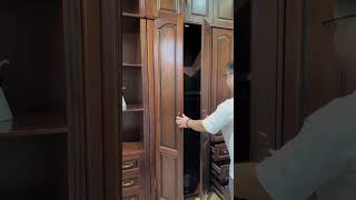 wooden wardrobe New modern design. #wardrobe #woodenfurniture #woodwork #furniture