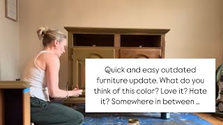 Quick and easy furniture update - Paint GREEN for Mental Health Awareness 💚