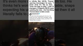 Thanos' Loss #FactShorts #MovieFacts