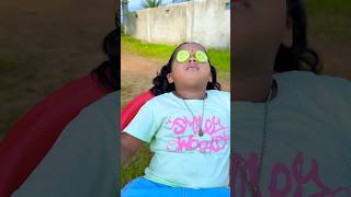 Mom Ate Misti’s cucumber mask! 🤣🤪🤗 #shorts #viral #trendingshorts #funny