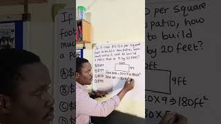 ASVAB Practice Test Question on Area of Rectangle #asvab #maths #asvabpracticetest #areaofrectangle