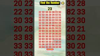 🤔Can You Spot The Hidden Number 23? #FindTheHiddenNumber #quiz #findthedifference