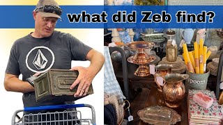 Thrifted Antique and Vintage Home Decor Shop Reset and Tour - Thrift With Me Goodwill
