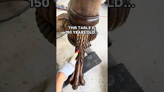 What happens when you strip a 150 year old table?  #furniturerenovation #furnitureflip #antique
