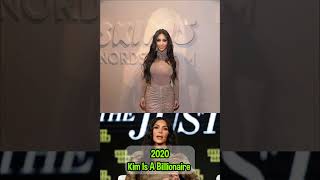 The Evolution Of #KimKardashian ✨️  #BeforeAndAfter #GlowUp #CelebrityTransformation #Shorts #Skims