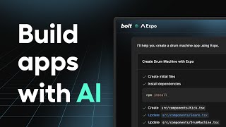 ⚡️ Build an app and deploy it with Bolt.new and Expo | AI Coder