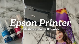 Printer for crafters 🖨️❤️🥀 | Epson L3250 | printer review | printer details | detailed video