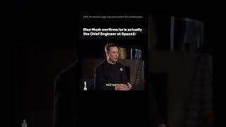 Elon is Chief Engineer at SpaceX | PopShorts #popshorts